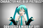 Yo, it's another one of my Miku memes by ScandinavianSweetie