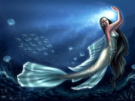 Mythical-creatures-beautiful-glittery-mermaid