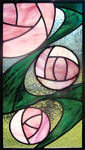 CRM Roses Stained Glass by bigblued
