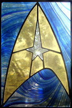 Star Trek Stained Glass