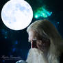 Portrait of a Wiseman Under the Moon