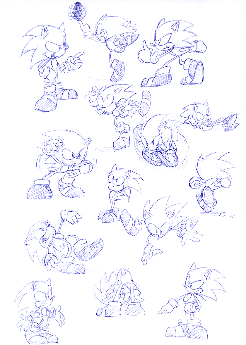 Sonic Poses By Faezza On DeviantArt sonic-poses-by-faezza-on-deviantart