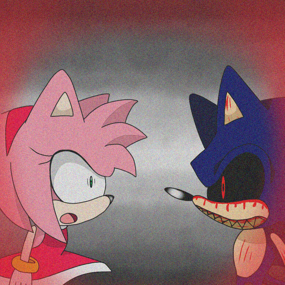 Sonic.EXE taking Amy's soul by AuroraRose45 on DeviantArt