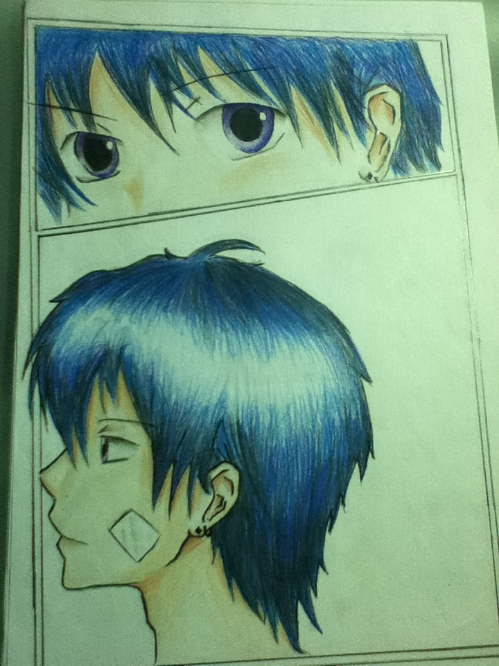Deviantart Blue Boy Blue haired boy by XAlexableX on DeviantArt