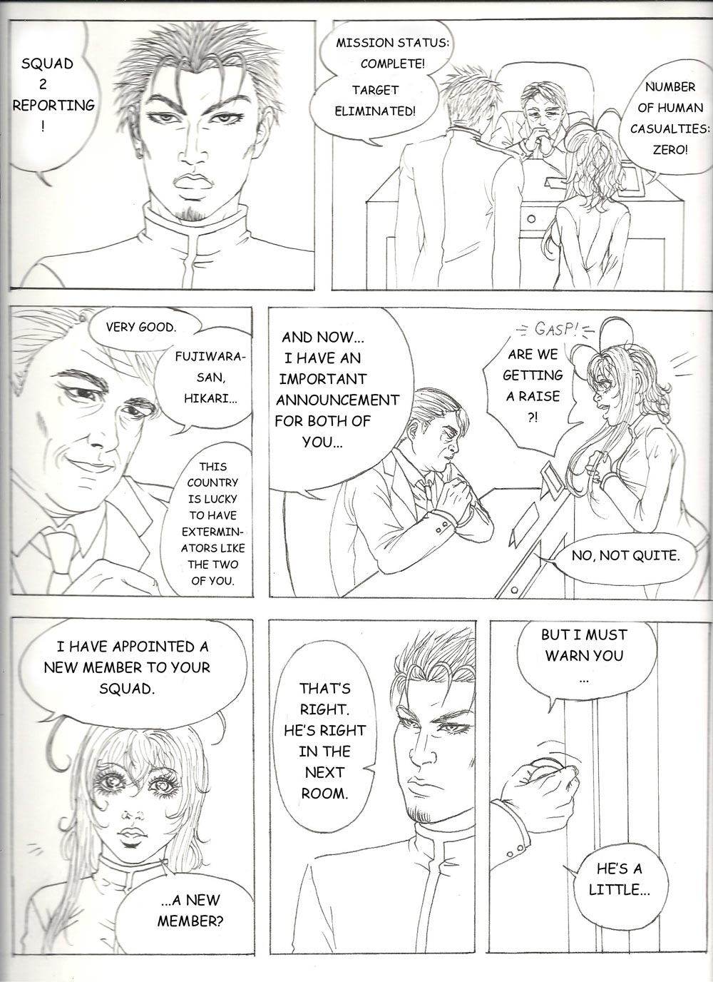 Alien Extermination Force - page 1 by SaiyukiMarie39 on DeviantArt