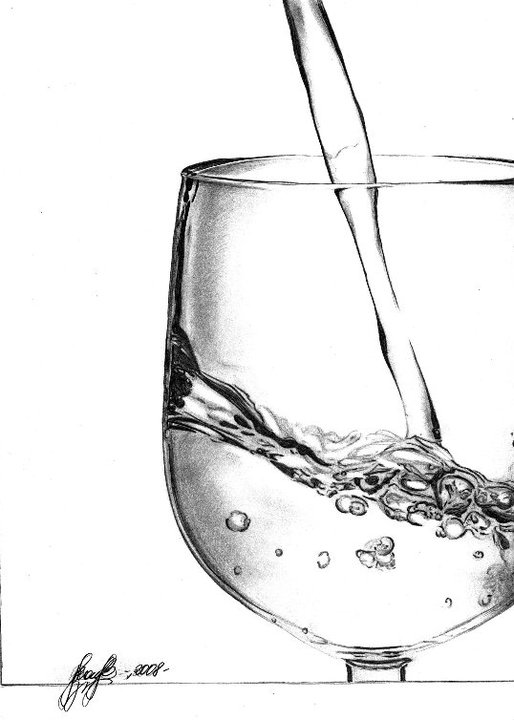 glass of water