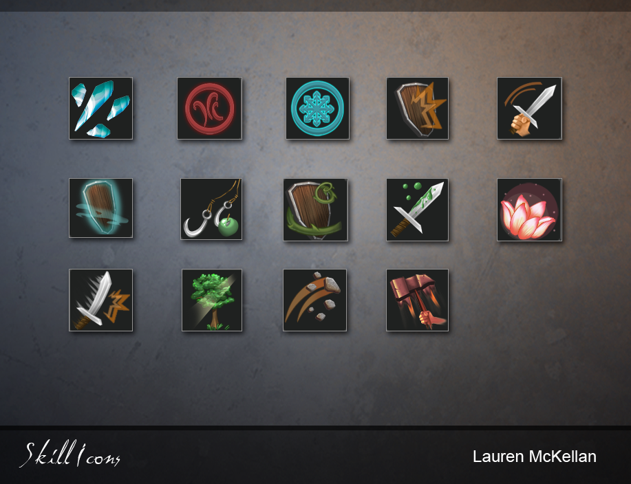 Game Skill Icons by lmckellan on DeviantArt