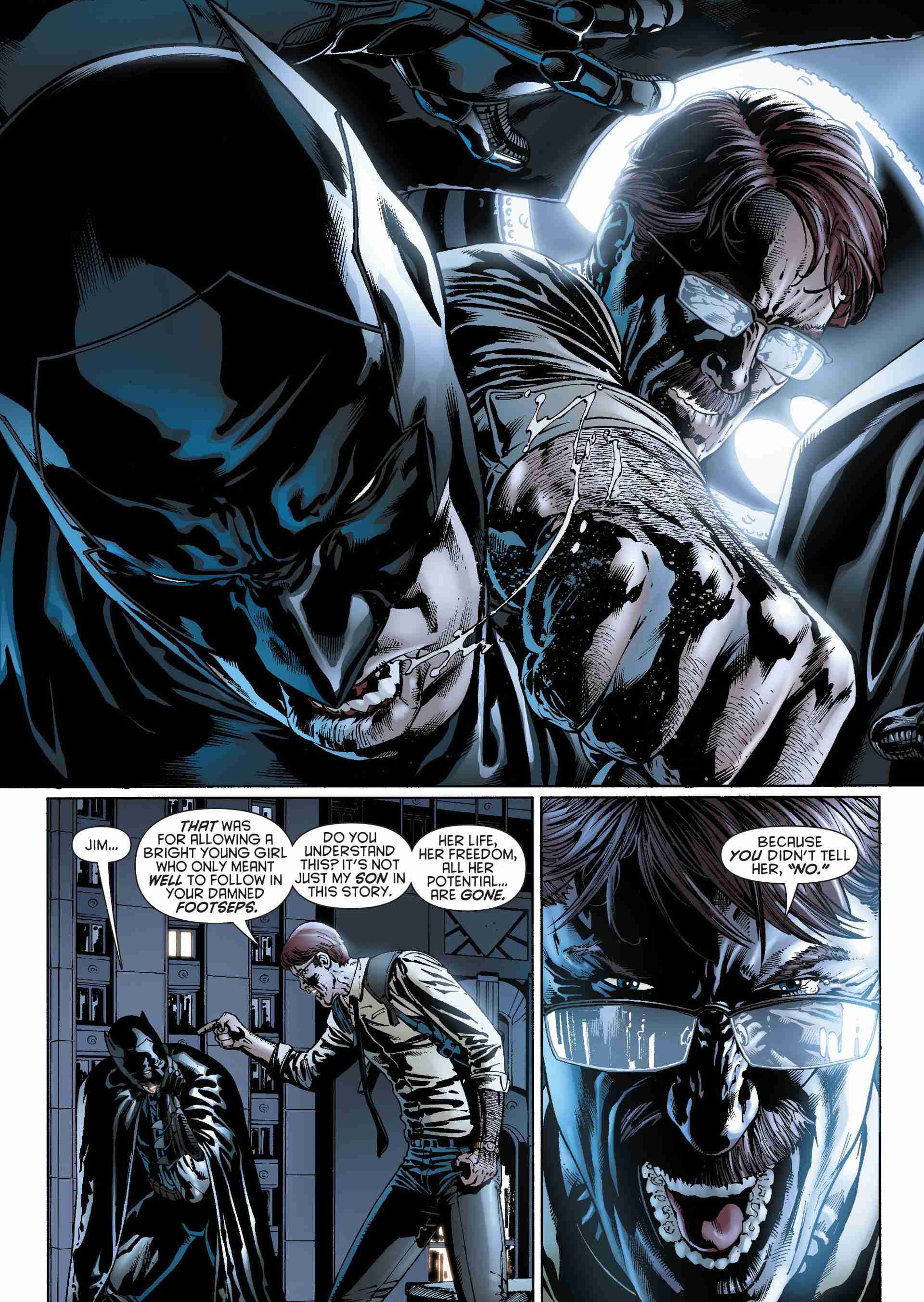 Jim Gordon vs Batman by Elessar07 on DeviantArt