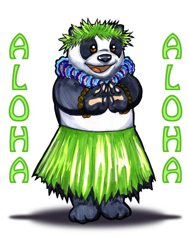 Aloha Panda by FooRay on DeviantArt