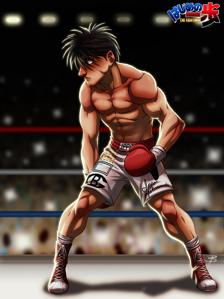 HAJIME NO IPPO FIGHT POSE TEE – Nen Culture