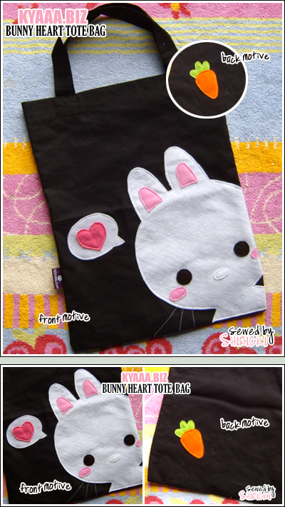 Bunny With Love Tote Bag