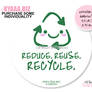 Sticker - Cute Recycling