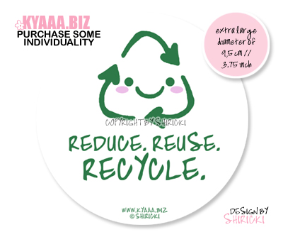 Sticker - Cute Recycling