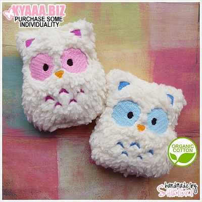 Baby Rattle - Organic Owl by shiricki