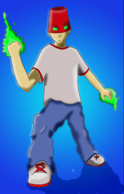 Buckethead Marvel Captain BucketHead by captainmcmuffin on DeviantArt