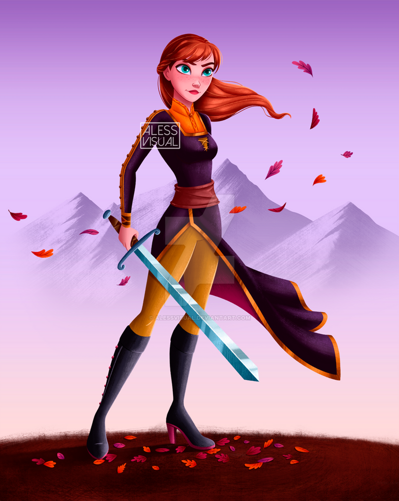 Princess Anna  Frozen  by alessvisual on DeviantArt Princess Anna  Frozen  by alessvisual on DeviantArt