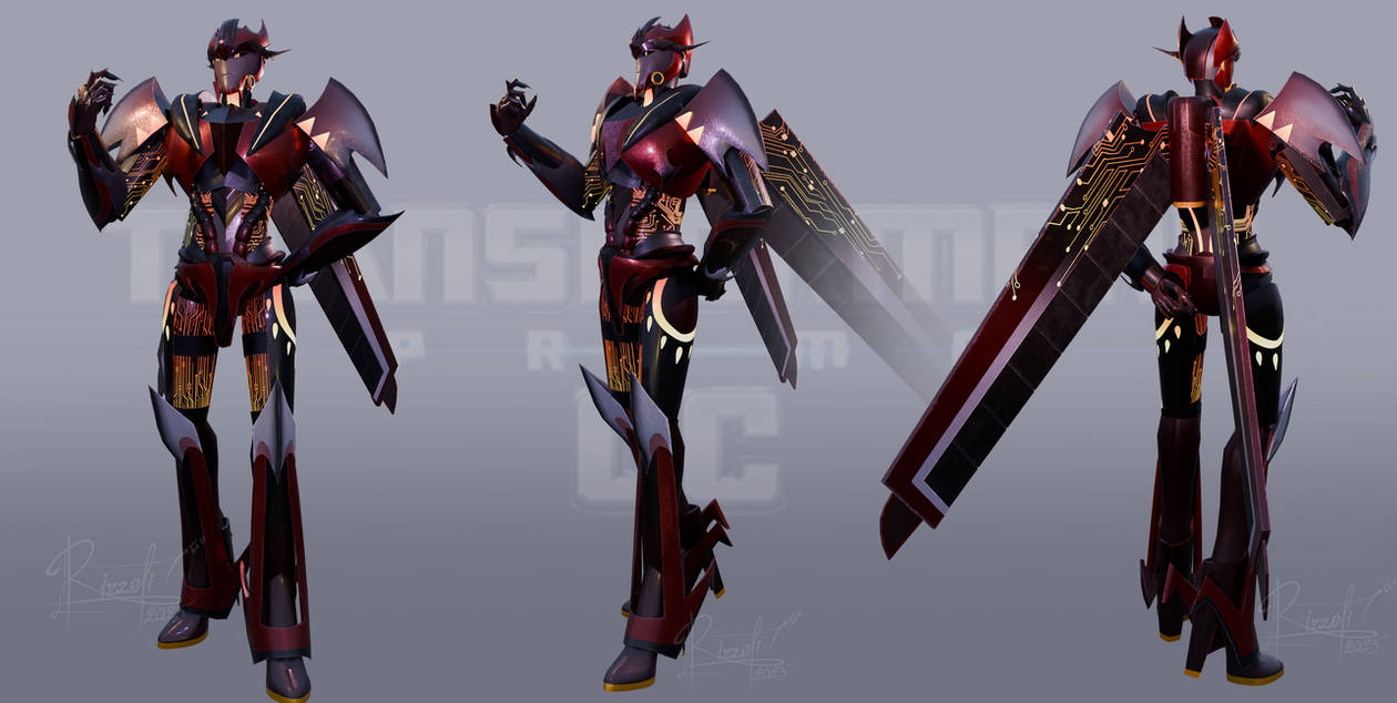 Eros TFP: BS AU | 3D Model (my OC) by RizzeliArt on DeviantArt