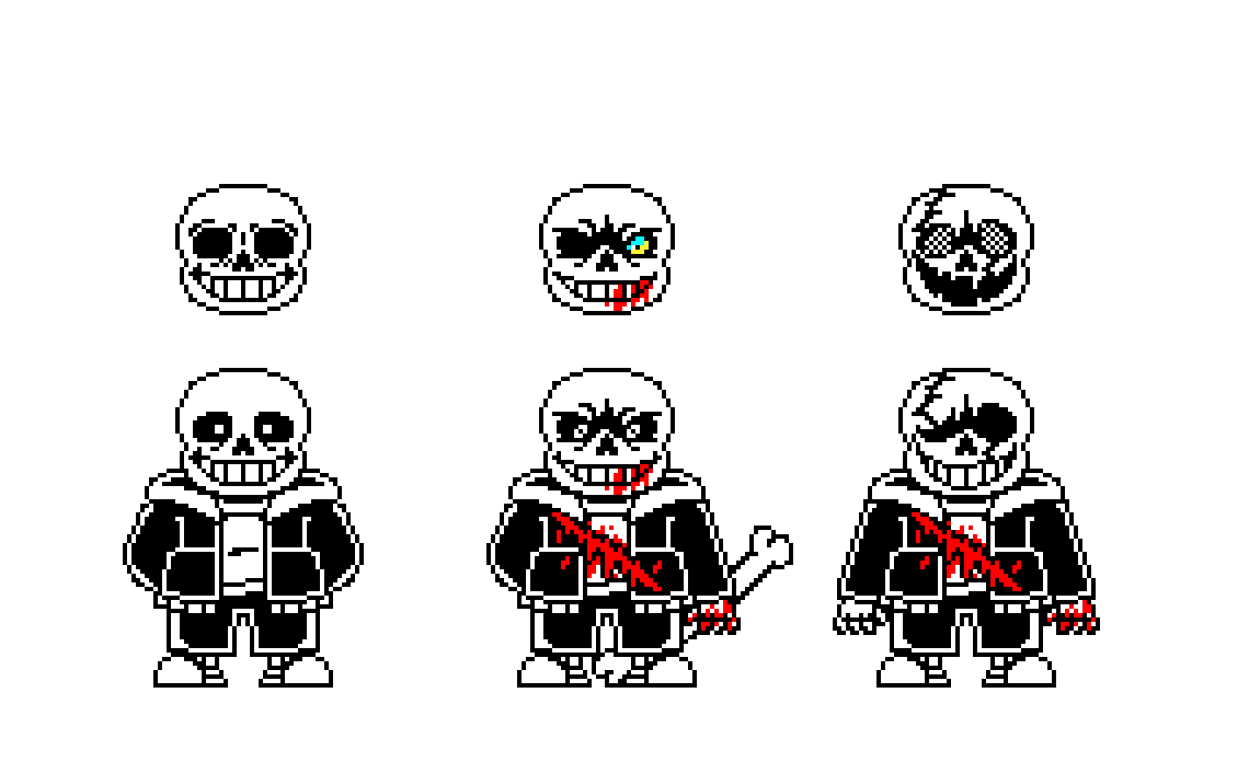 Undertale Last Breath Sprites By Nsei1903 On Deviantart