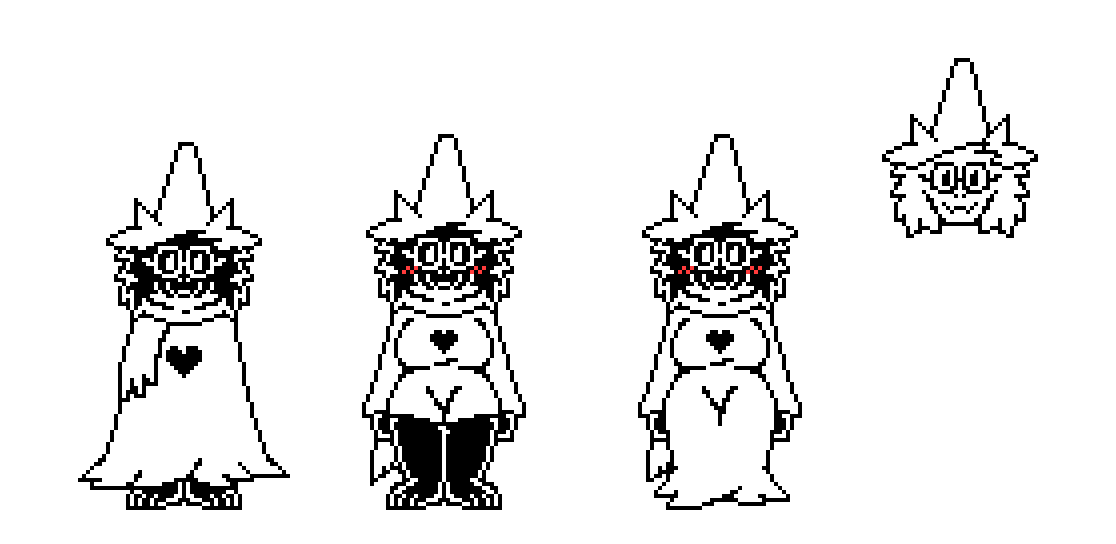 Human Ralsei Sprite Ralsei sprite V2 by NSEI1903 on DeviantArt