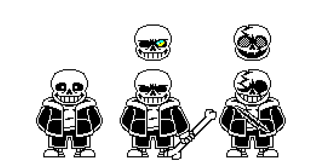 Undertale] Sans Battle Sprites v4 by GrabThatBread on DeviantArt