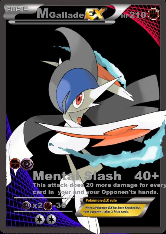 Mega Gallade Ex Full Art Fake Card By Fakemonnphotos On Deviantart Mega Gallade Ex Full Art Fake Card By Fakemonnphotos On Deviantart