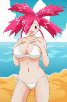 Flannery in swimsuit