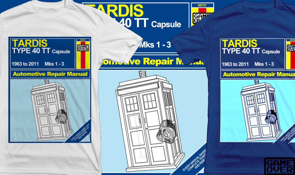 Shirt: TARDIS Haynes Manual