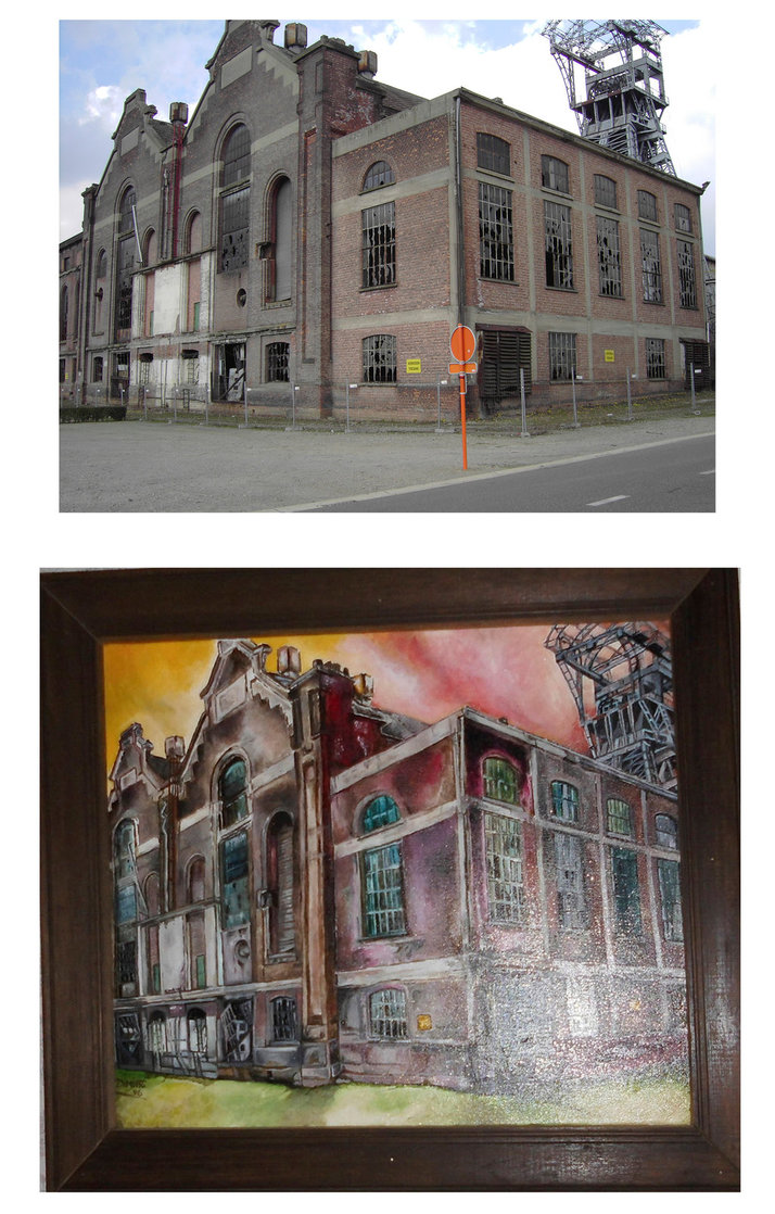 oil painting from the old coal mine by Irtimidd on DeviantArt
