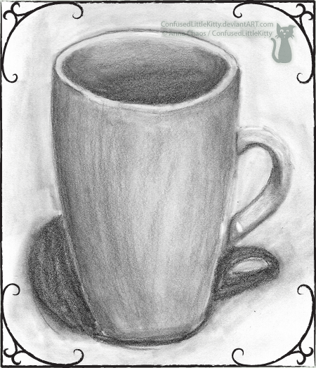 coffee mug study - side