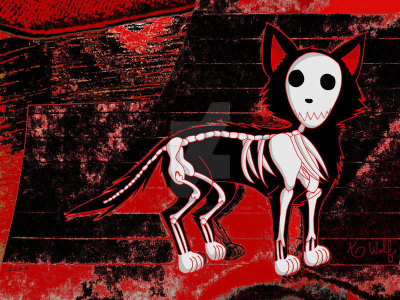 Overwolf Skeleton Skeleton Wolf by thatwolfchick21 on DeviantArt