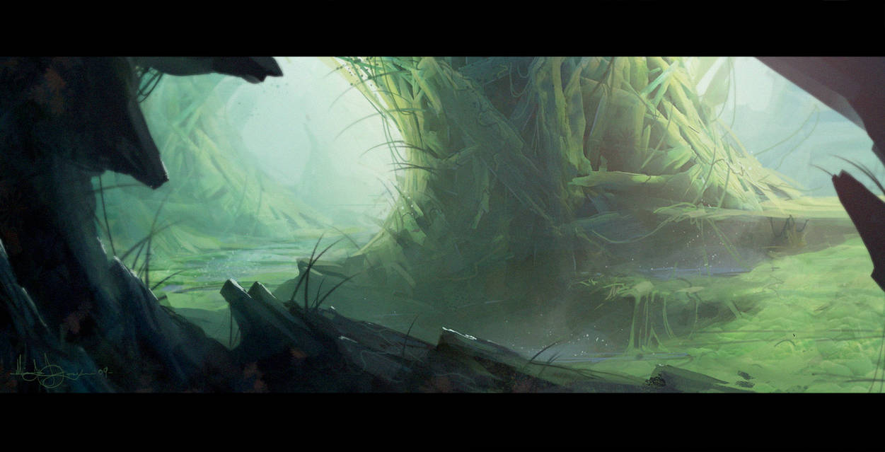 alien jungle by MatLatArt on DeviantArt