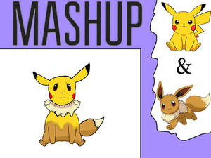 Mashup de Eevee y Pikachu! 