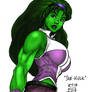 She Hulk Painted