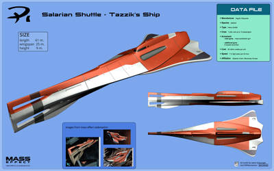 Salarian Shuttle - Tazzik's Ship