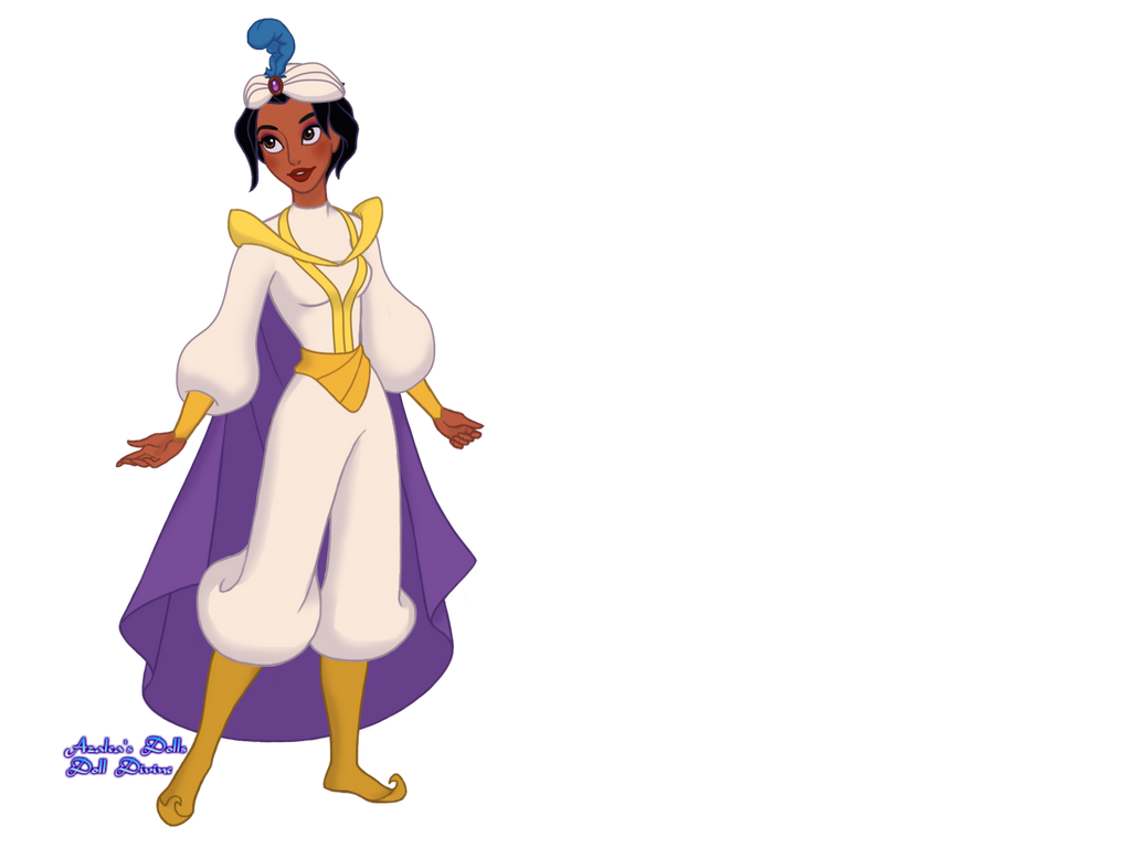 Genderbent Prince Aladdin by girldolphin91 on DeviantArt.