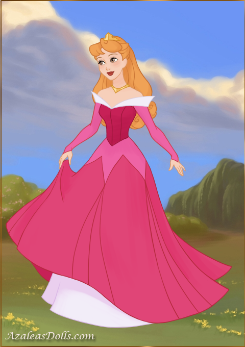 Aurora pink dress by girldolphin91 on DeviantArt