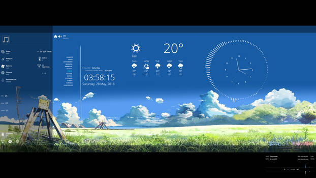 Rainmeter: Simplistic