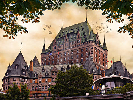 Chateau Frontenac at Sunset