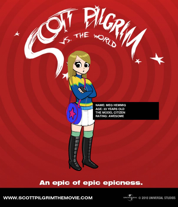 Scott Pilgrim creator, Me