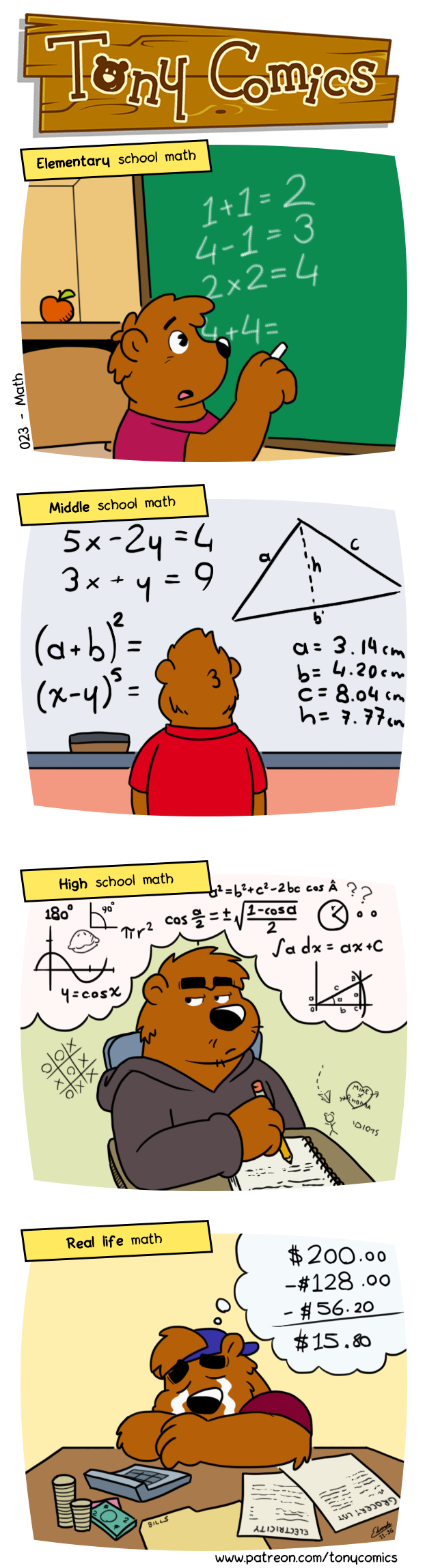 Math by TonyBearComic on DeviantArt