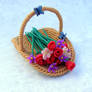 1:6 play scale flower basket