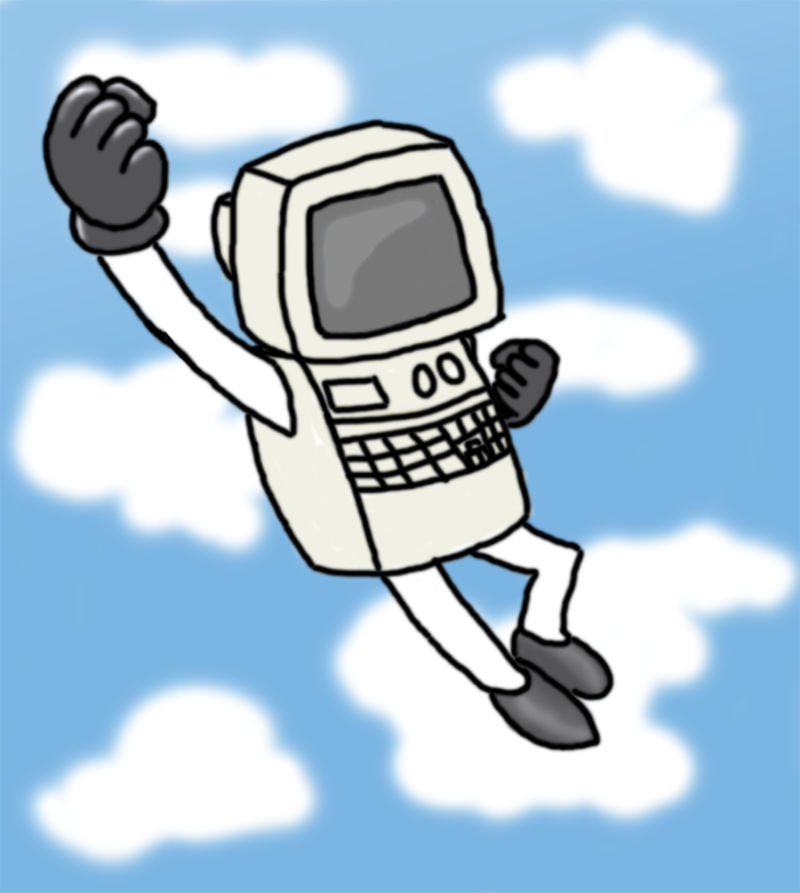 Epic chibi Computerman by Nammi-namm on DeviantArt