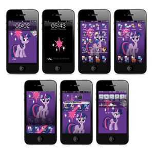 Twilight Sparkle iPhone and iTouch Theme