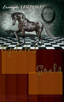 Horse on chess board