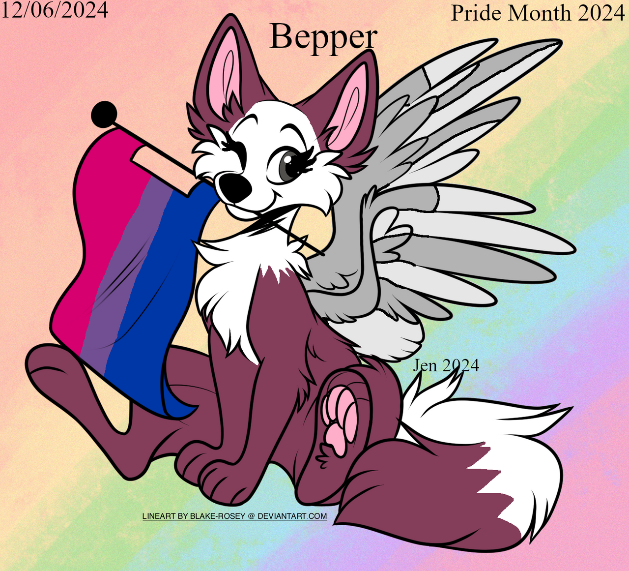 Bepper Now Pride Month 2024 Day 12: Bepper Pride Art by Wistparrian72 on DeviantArt