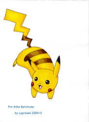 Pikachu, coloured version