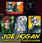 Commish - SW Sketch Cards by JoeHoganArt