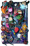 Ocarina of Adventure Time - Collab w Mike Vasquez by JoeHoganArt