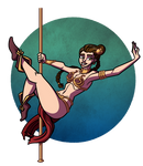 Commish - Slave Leia (Modified) by JoeHoganArt
