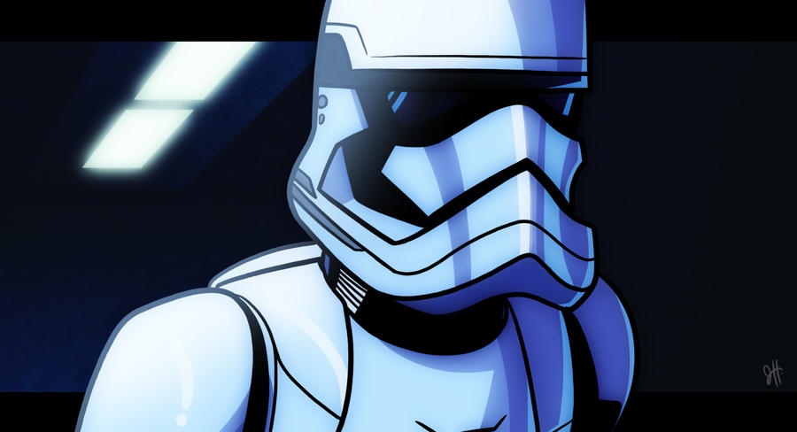 The Force Awakens - Trooper by JoeHoganArt